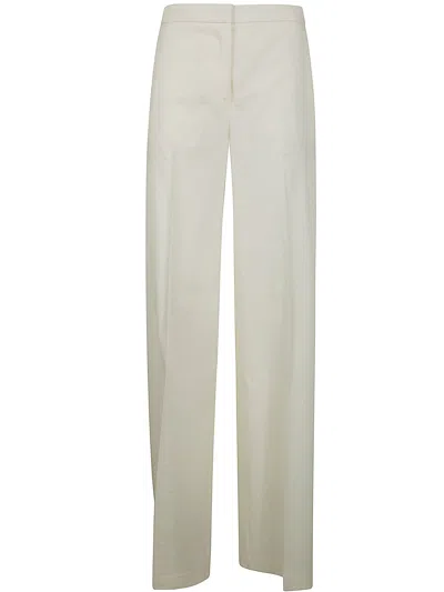 Pinko Jacopone Wide Leg Trousers In White