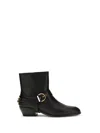 Pinko Removable Harness Detail Ankle Boot In Multi