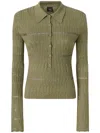 Pinko Jannu Polo Clothing In Green