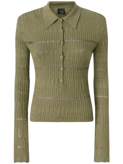 Pinko Jannu Polo Clothing In Green