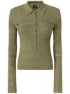 Pinko Jannu Polo Clothing In Green