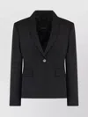 Pinko New Signum Single-breasted One Button Jacket In Black
