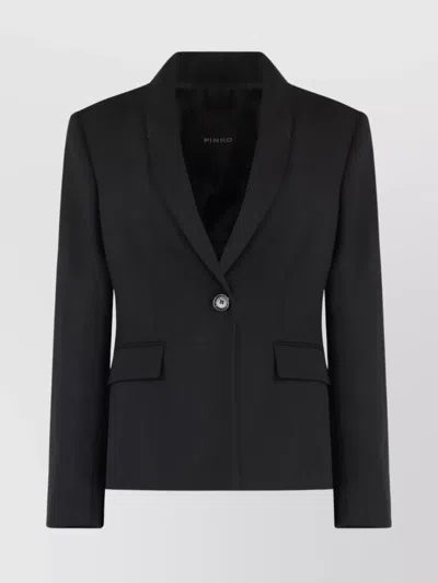 PINKO JAPAN SINGLE-BREASTED ONE BUTTON JACKET