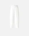 Pinko Jean Ballon En Denim Bull Souple In Bright White