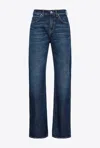Pinko Wanda Cotton-blend Jeans In Vintage Wash