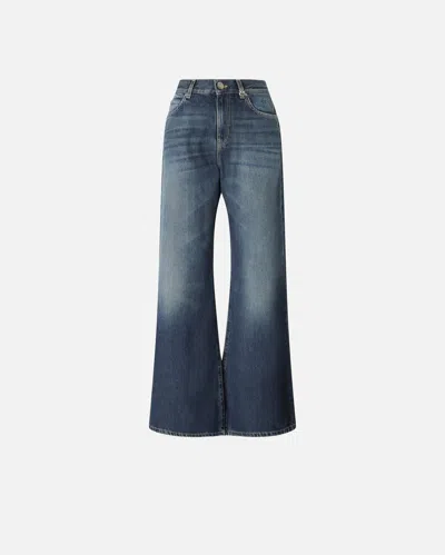Pinko Wide-leg Soft Denim Jeans