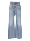 Pinko Light Blue Wanda Wide Leg Jeans