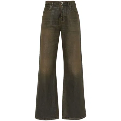 Pinko Jeans In Marrone/blu
