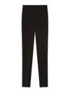 Pinko Creased Straight-leg Trousers In Black