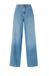 Pinko Jean Palazzo En Denim Moyen Clair In Blue