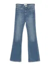 Pinko Comfortable Denim Blue Flared Jeans In Blue