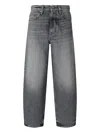 Pinko Estelle Egg Belt Loops Trousers In Gray
