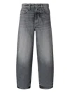 Pinko Estelle Egg Belt Loops Trousers In Gray