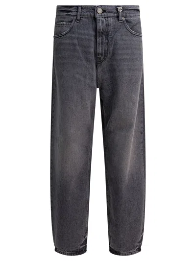Pinko Jeans Grey In Black