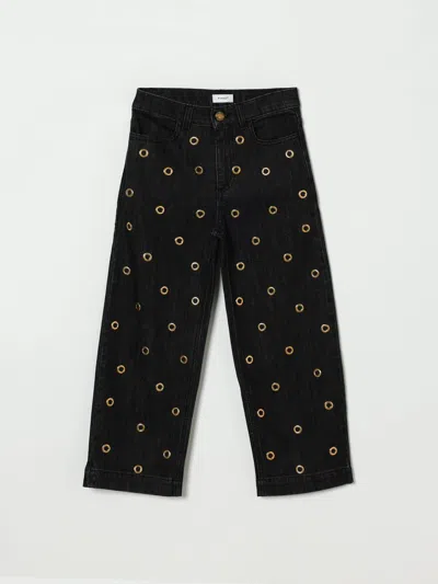 Pinko Jeans  Kids Color Grey In Black
