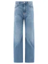 Pinko Wilma Wide-leg Jeans In Light Blue