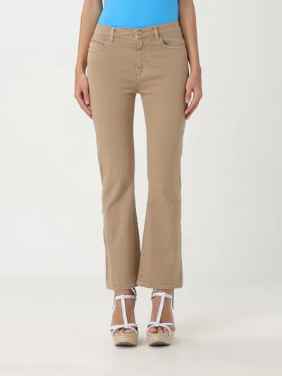 Pinko Jeans  Woman In Beige