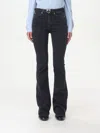Pinko Flared Jeans Denim Black In Schwarz