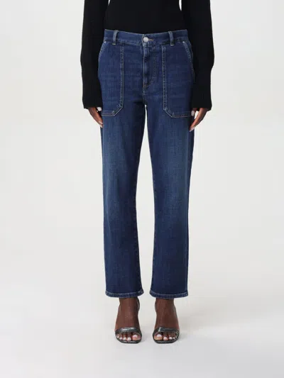 Pinko Jeans  Woman Color Denim In 牛仔布