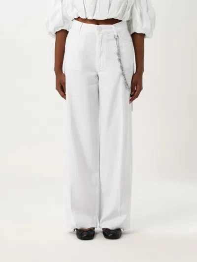 PINKO JEANS PINKO WOMAN COLOR WHITE,425466001