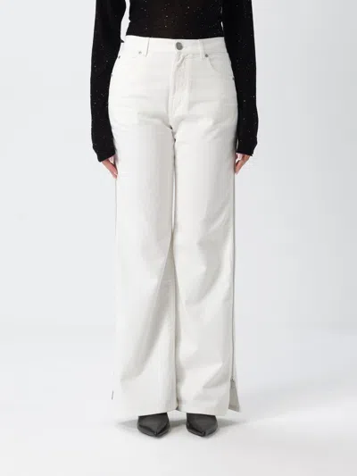 Pinko Jeans  Woman Color White In Gray