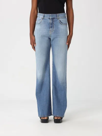 Pinko Wanda Medium Wave Denim Jeans In Blue