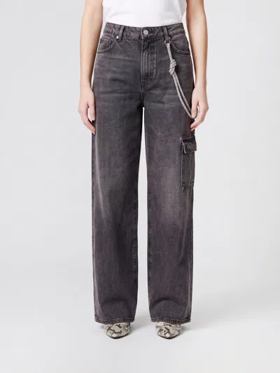 Pinko Jeans  Woman Color Black In Gray