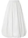 Pinko Jupe Boule Longue In Bianco Brill.