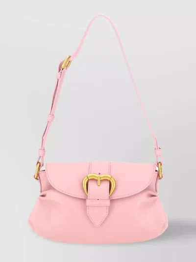 Pinko Jolene Mini Vitello C Cross-body Bag In Pink