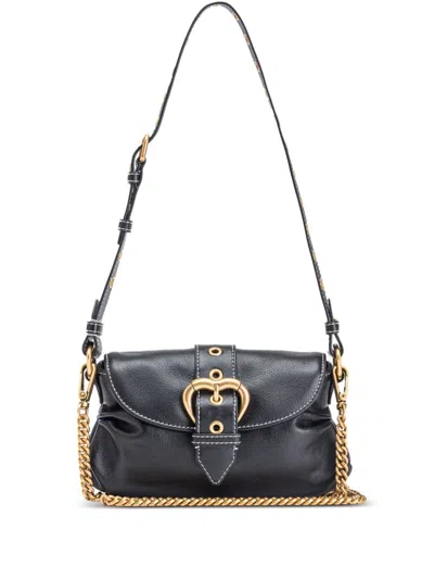 Pinko Jolene Vitello Mini Bag In Black