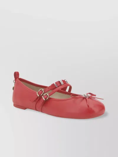 PINKO JOYFUL BOW FLAT SOLE BALLERINAS