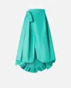Pinko Jupe Ample En Taffetas Avec Naud In Waterfall