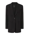 Pinko Oversized Stretch Blazer In Black