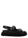 Pinko Open Toe Platform Sole Sandals 'kate 03' In Black