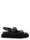 Pinko Open Toe Platform Sole Sandals 'kate 03' In Black