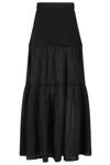 Pinko Kenny Cotton Voile Maxi Skirt