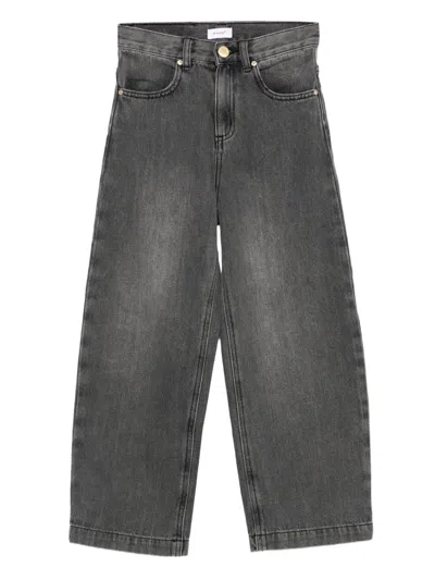 Pinko Kids' Kfpa022cdf017 Trousers In Gray
