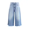 Pinko Knee-length Denim Shorts In Blue