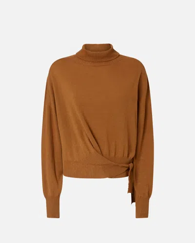 PINKO PULL À COL ROULÉ EN MAILLE