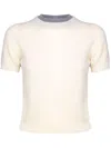 Pinko Savannah Crewneck Jumper In Neutrals