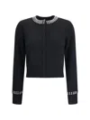 Pinko Spezzino Cardigan Blend Ws In Black