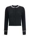 Pinko Spezzino Cardigan Blend Ws In Black