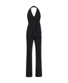 PINKO KNOT-DETAIL HALTERNECK JUMPSUIT