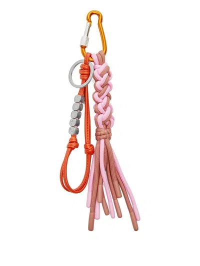Pinko 'knot Keychain' Key Ring In Multi