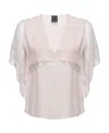 Pinko Lace Blouse In Pink