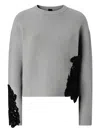 Pinko Sweaters Blacks And Greys In Gray