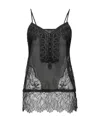 Pinko Lace-embroidered Camisole Top In Black