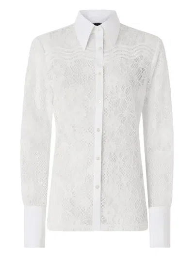 Pinko Lace Shirt In White