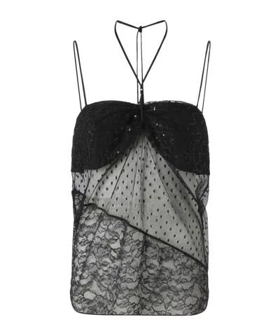 Pinko Lace Suspenders