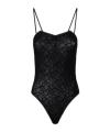 Pinko Bodysuit With Thin Lace Straps In Black